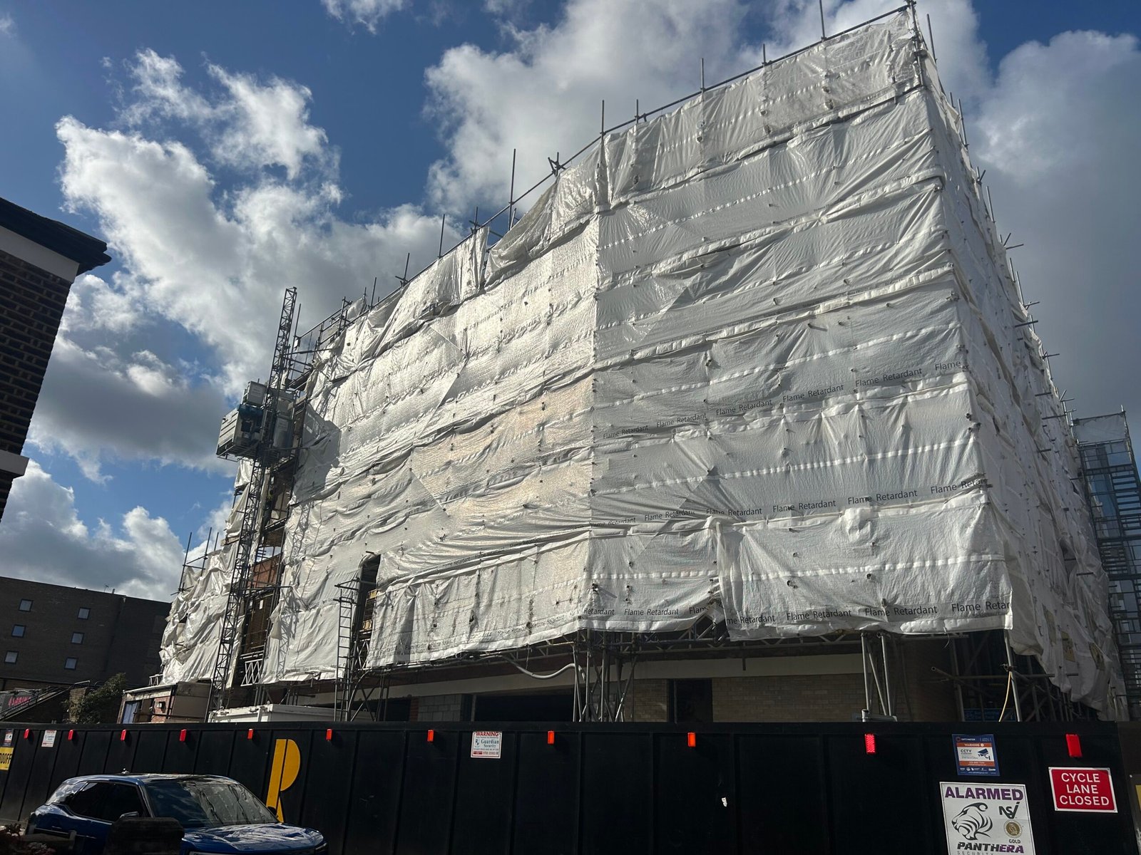 Lewisham Library under renovation